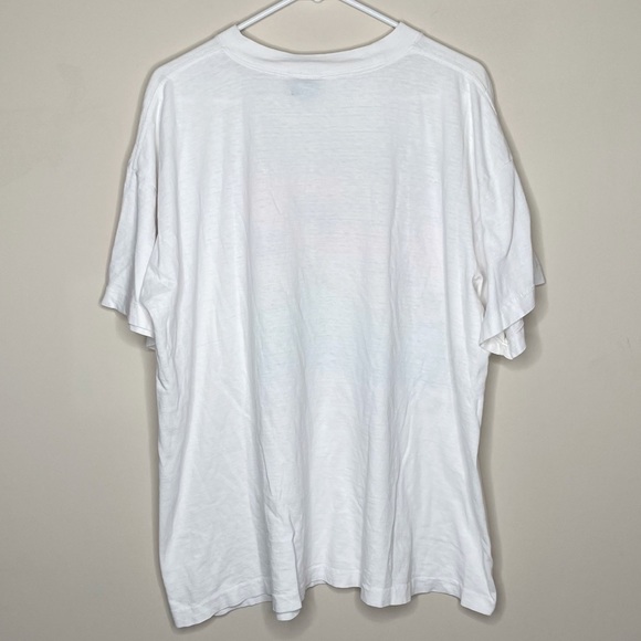 Vintage 90s Turtle Bay Graphic Short Sleeve Shirt Catching Some Rays Galaxy Tee - Picture 2 of 7